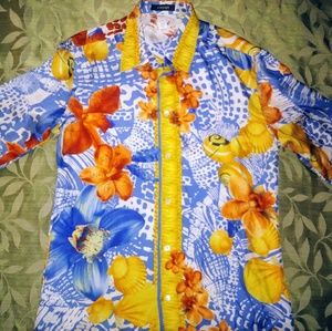 Gianni Versace Rare Vintage Silk Men's Shirt